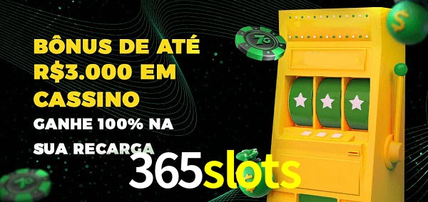 365slots melhor bônus de depósito